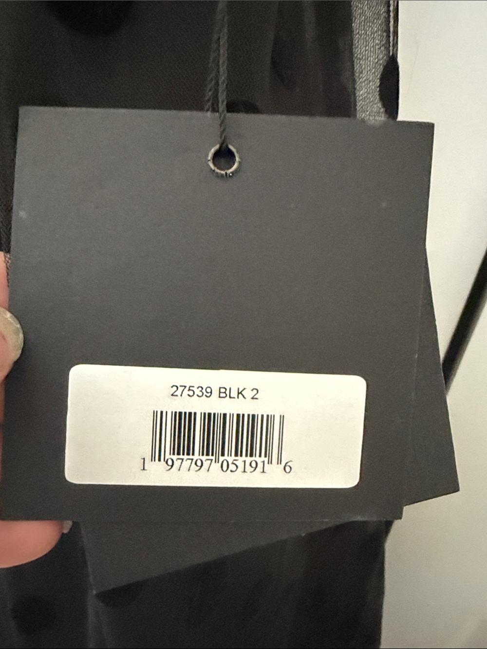 Mac Duggal Black Polka Dot Tulle Midi Dress NWT - Picture 2 of 5